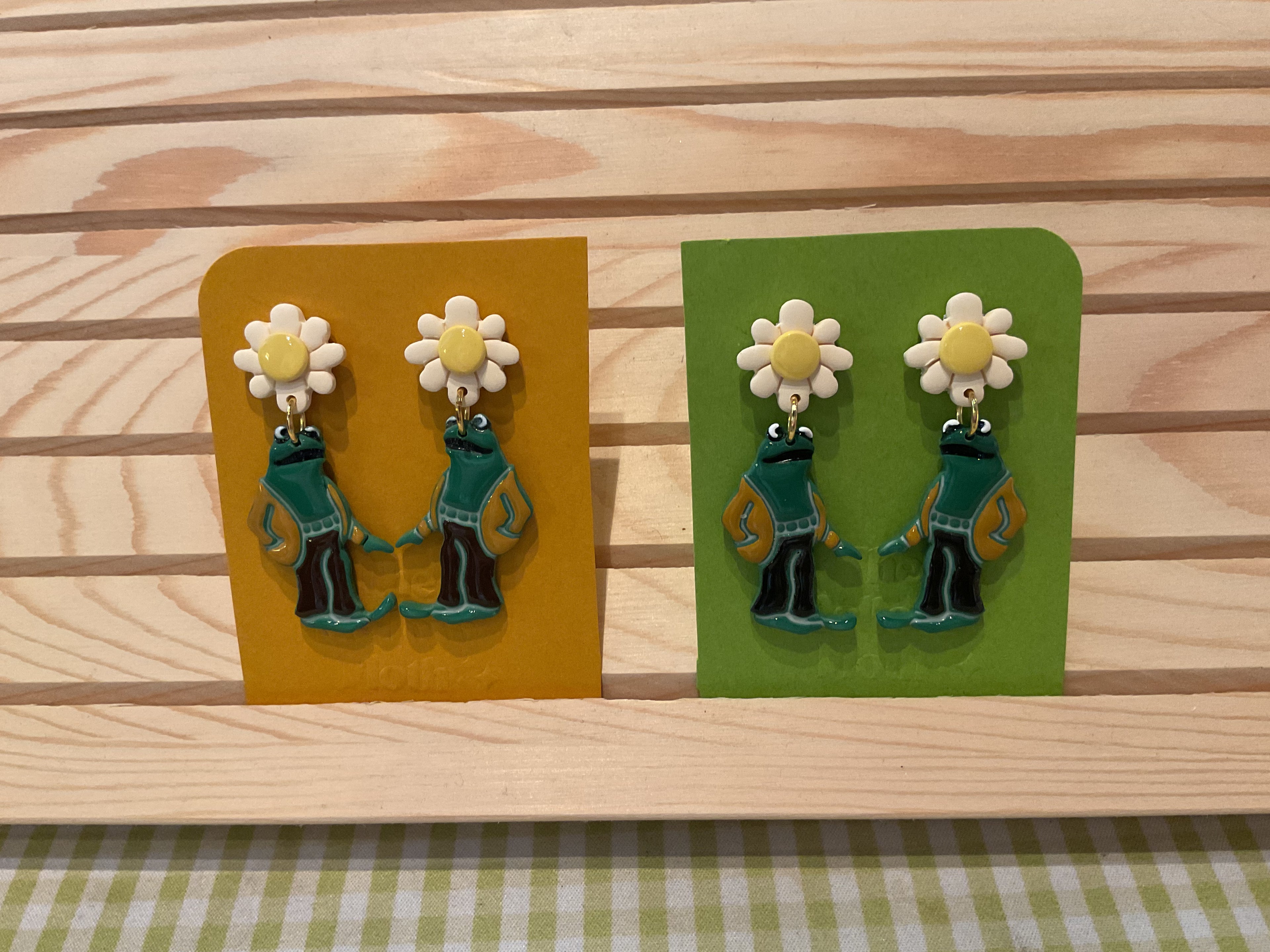 Frog Earrings