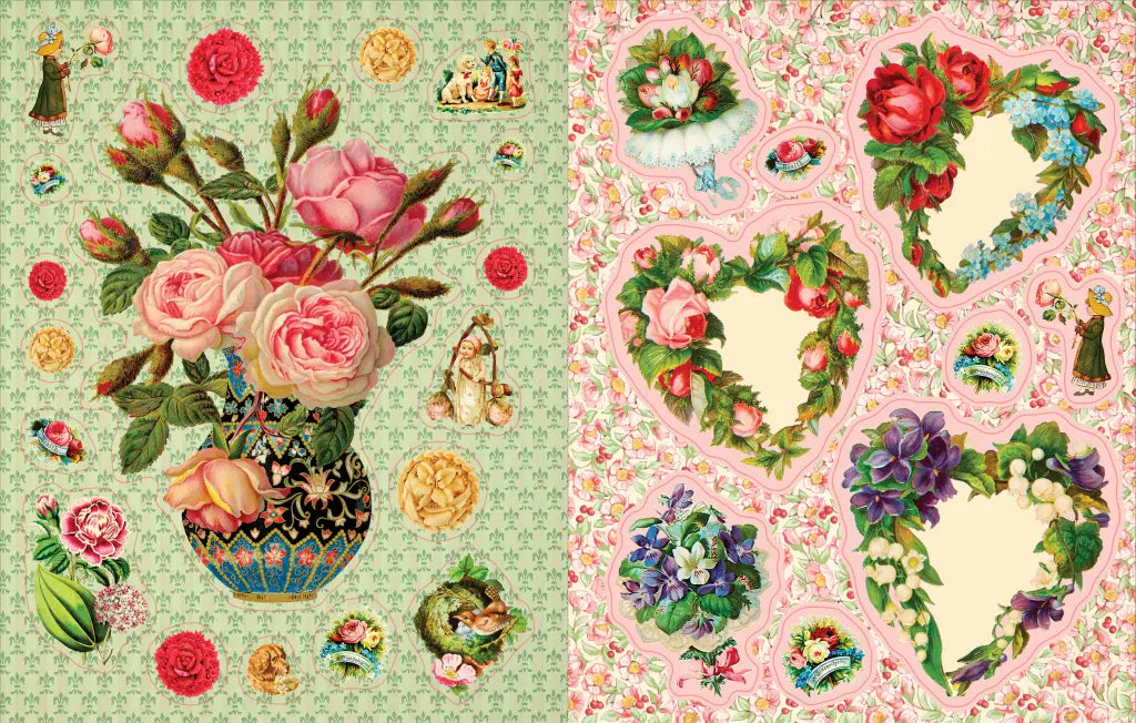 Cynthia Hart’s Victoriana Garden Delights The Sticker Book