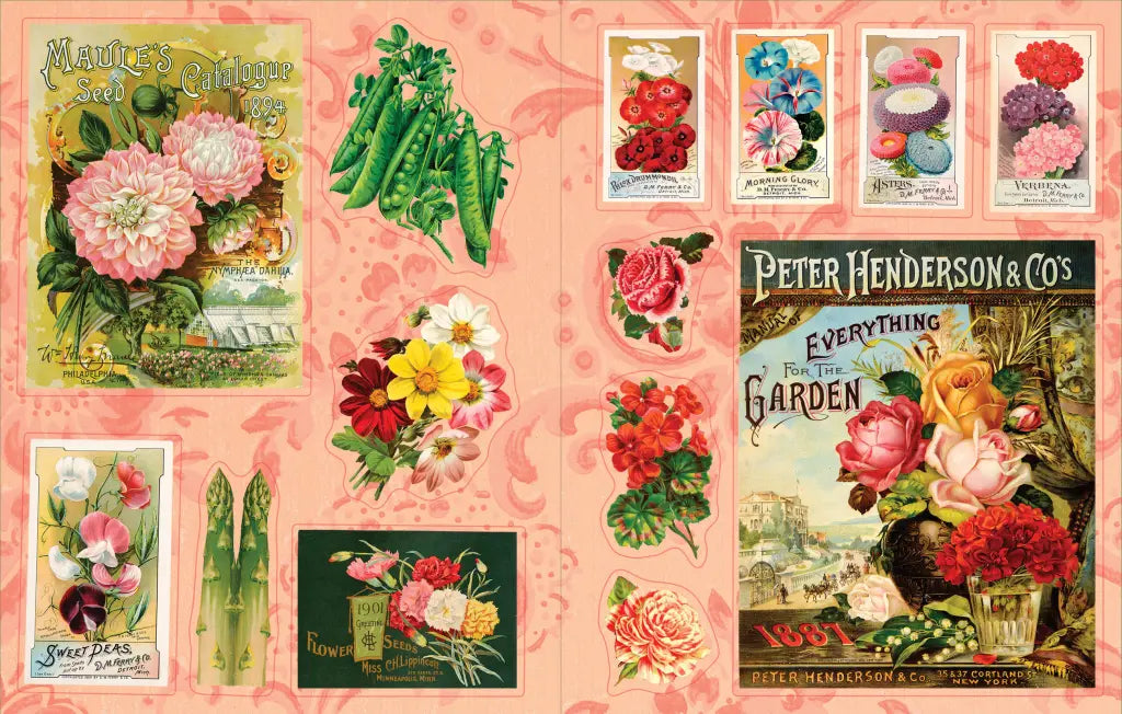 Cynthia Hart’s Victoriana Garden Delights The Sticker Book