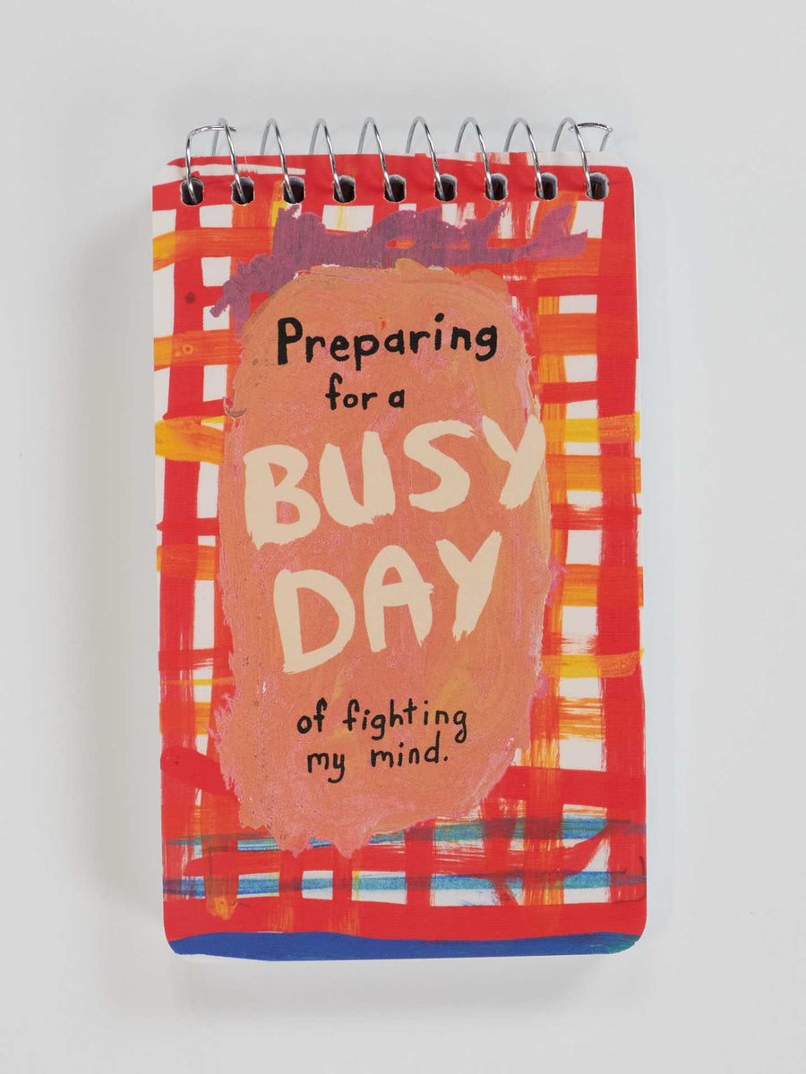 Blue Q Paper 3x5 Spiral Notebook