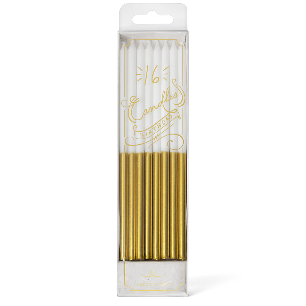 Karen Adams Birthday Candles - 16 Count