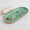 Festival of Flowers Oval Enamel Tray