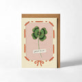 Good Luck Clover - Greeting Card