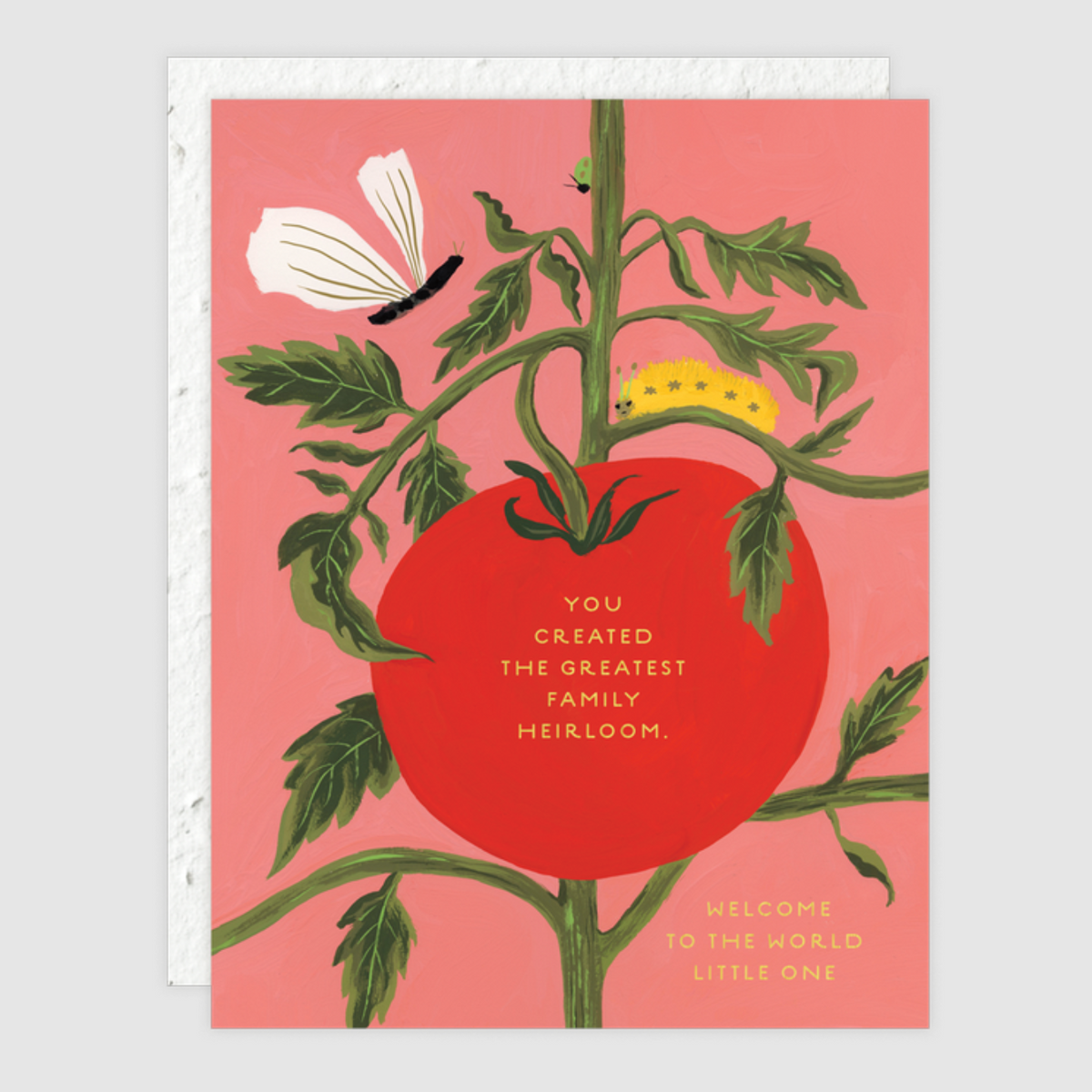 Heirloom Baby Card (with Plantable Envelope!)