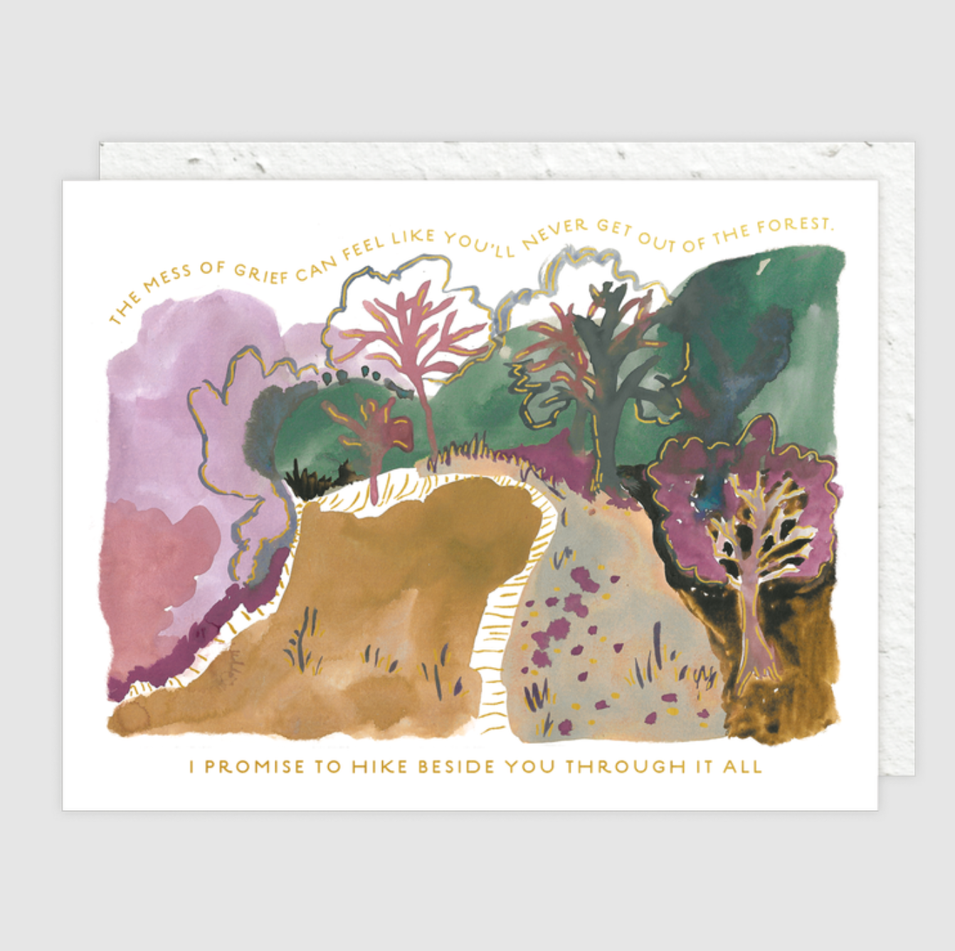 Beside You Sympathy Card (with Plantable Envelope!)