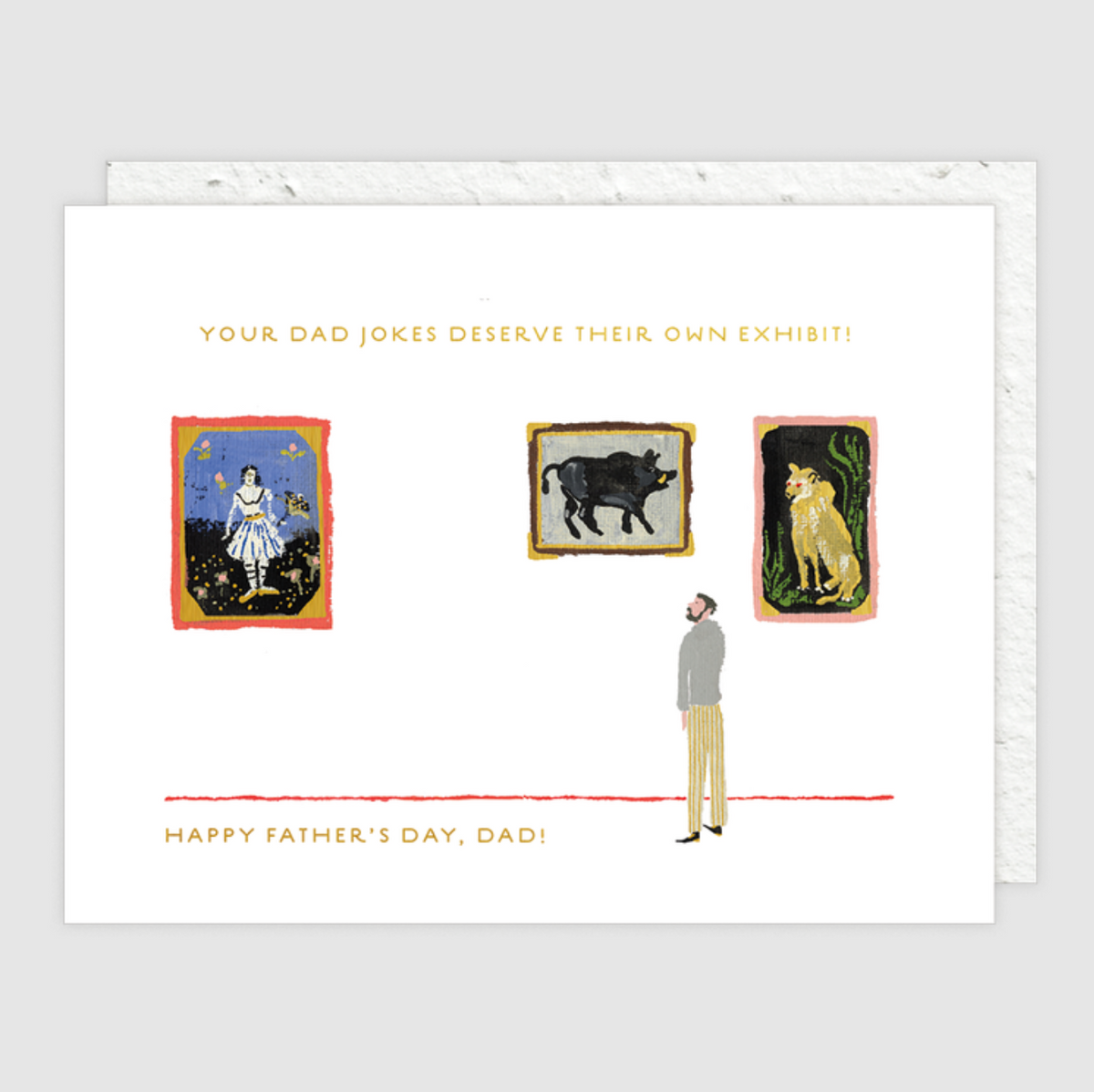 Dad at the Museum Card (with Plantable Envelope!)