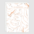 Otters Baby Card (with Plantable Envelope!)