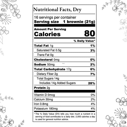 Brownie Mix: Gluten Free, Grain Free, Dairy Free