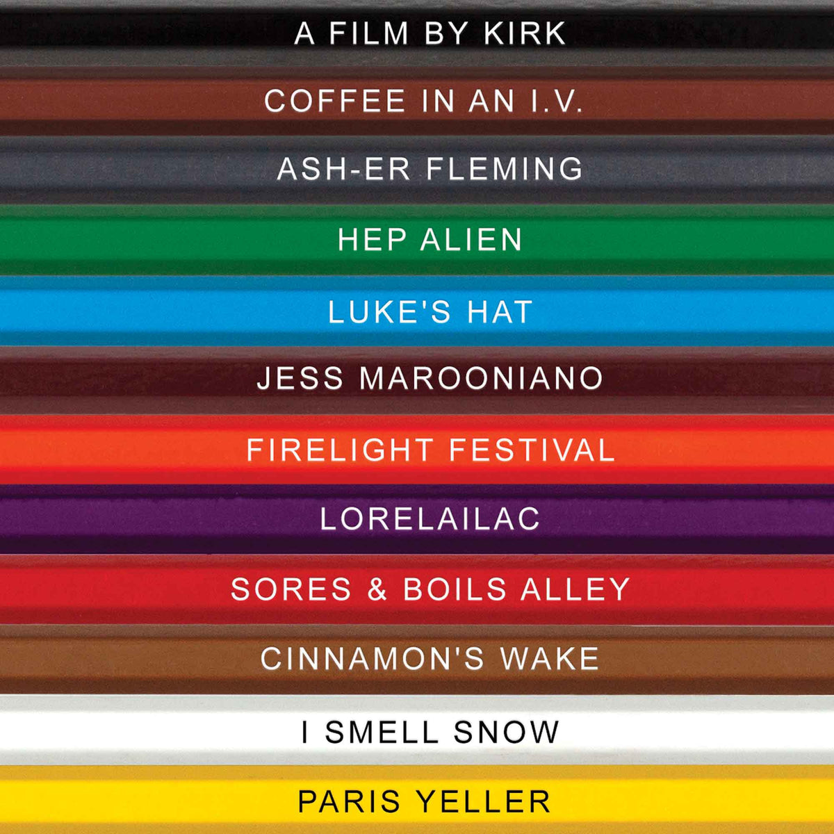Oy With The Colors Already! Colored Pencils