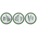 Round Fern Wall Decor in Distressed Green Frame (Assorted)