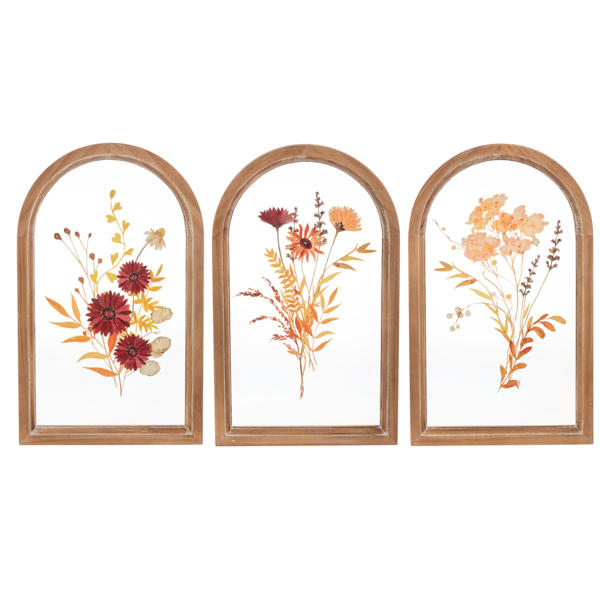 Arch Framed Pressed Flower Wall Decor (Assorted)