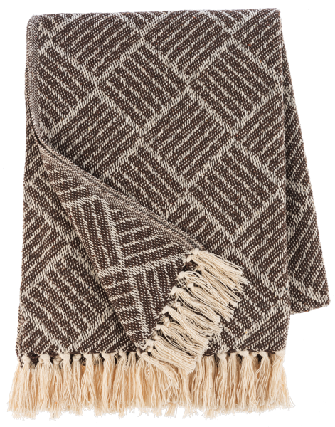 Oversized Basket Weave Woven Throw