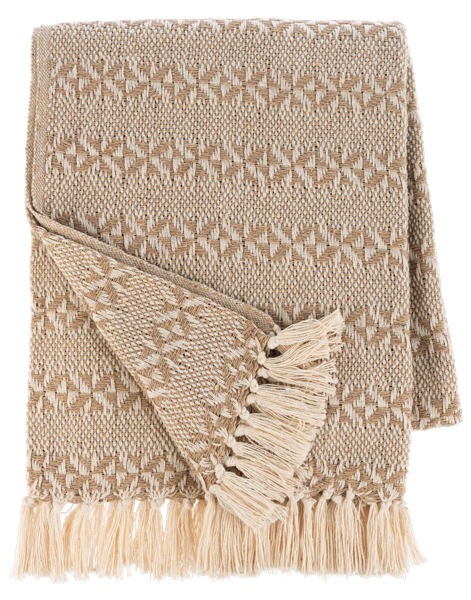 Diamond Striped Pattern Throw