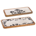 Rectangle Mushroom Serving Tray (Assorted)