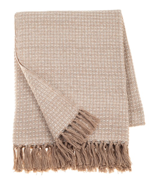 Textured Waffle Weave Throw