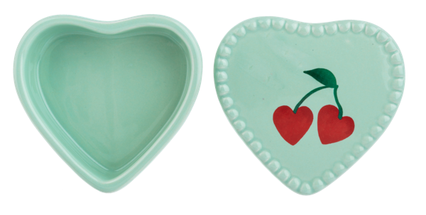 Cherry Heart Trinket Box