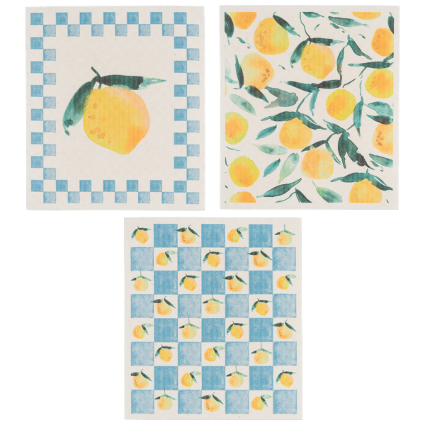 Reusable Lemon Dish Cloth (Assorted)