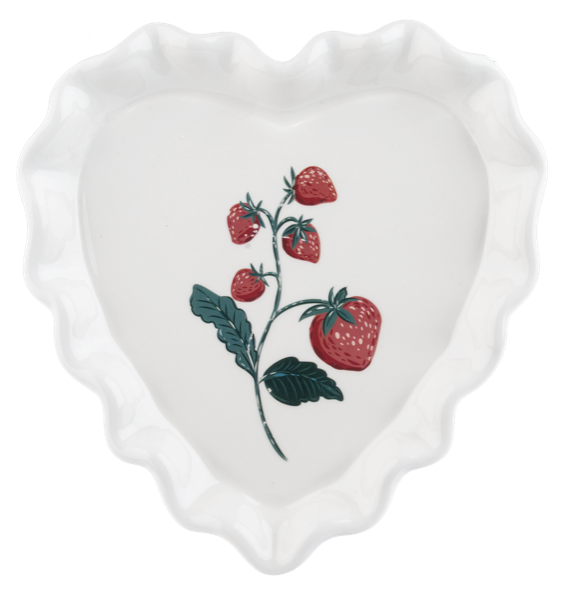 Strawberry Heart Trinket Dish