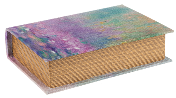 Large Watercolor Floral Book Decor
