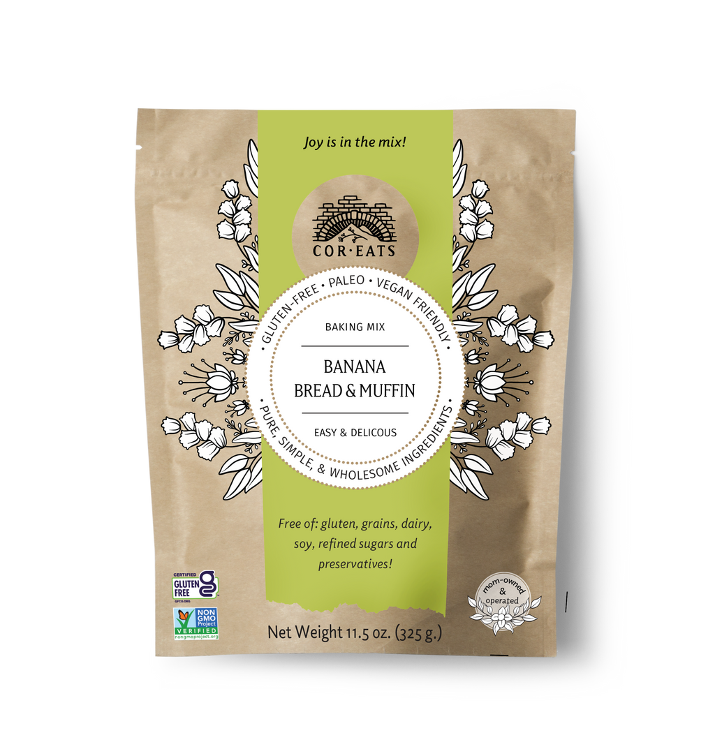 Banana Bread & Muffin:  Gluten Free, Grain Free, Dairy Free
