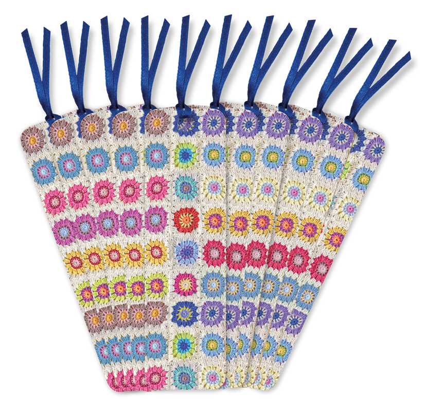 Aimee Stewart: Granny Squares Bookmarks