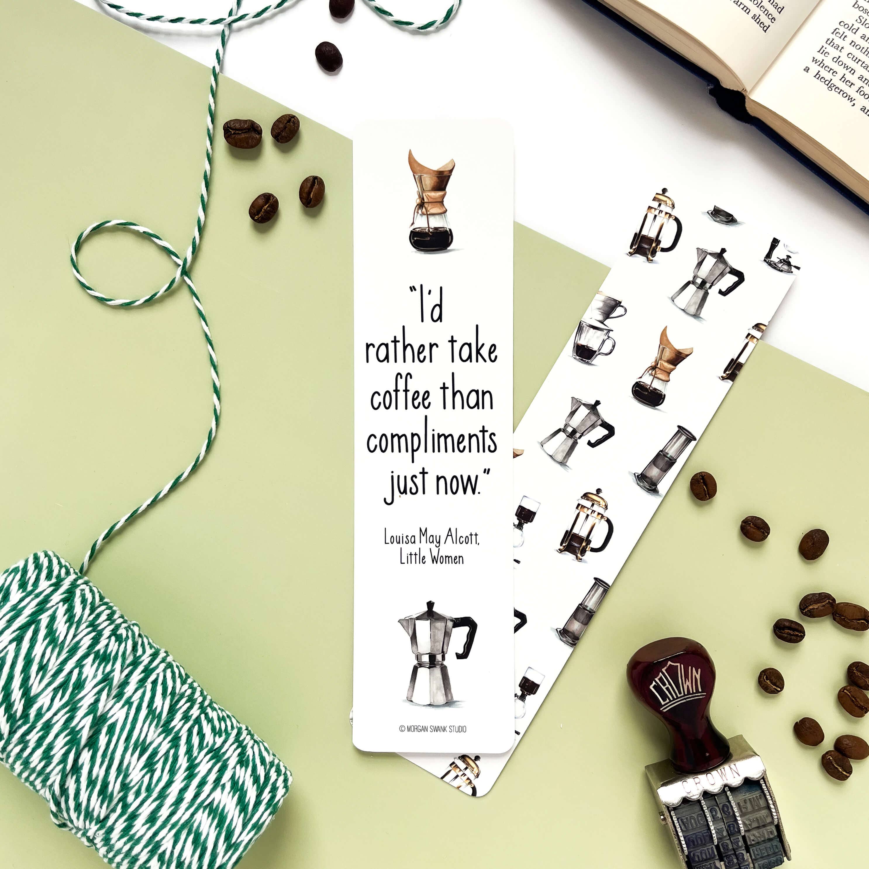 Coffee Bookmark