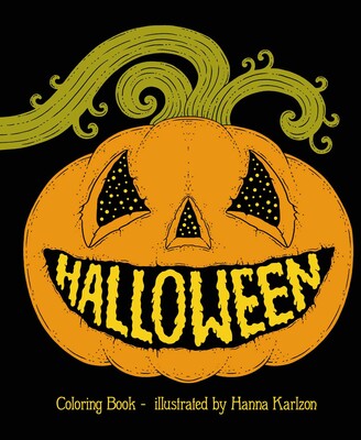 Halloween: Adult Coloring Book by Hanna Karlzon