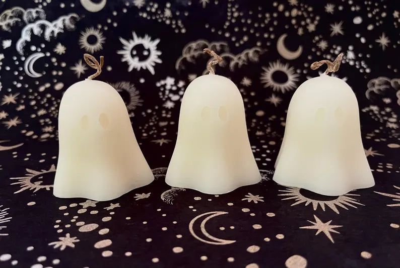 Ghost Halloween Candle