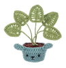Crochet Houseplant in Dog Planter