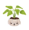 Crochet Houseplant in Dog Planter