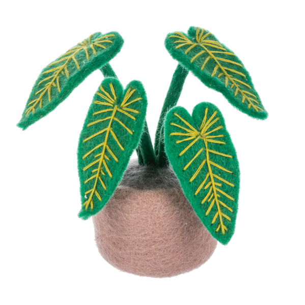 Handcrafted Tropical Plant Figurines