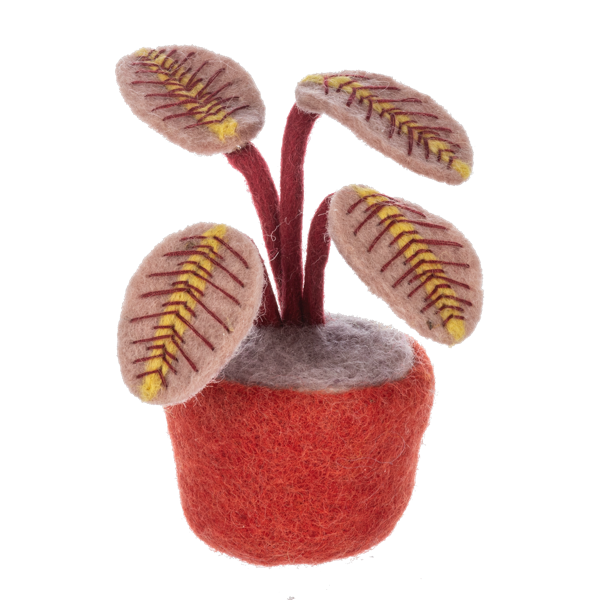 Handcrafted Tropical Plant Figurines