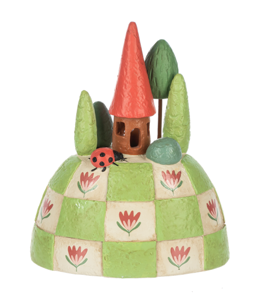 Garden House Teacup Figurine