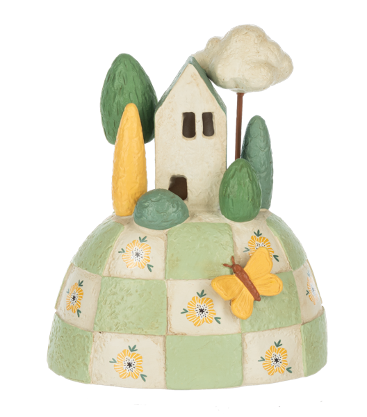Garden House Teacup Figurine