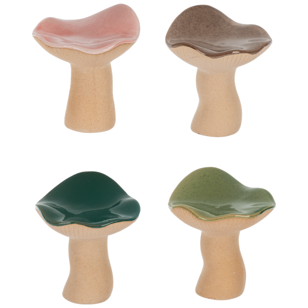 Ceramic Mushroom Figurine