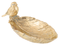 Gold Bird Feather Bowl
